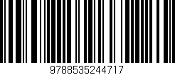 Código de barras (EAN, GTIN, SKU, ISBN): '9788535244717'