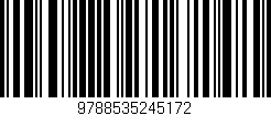 Código de barras (EAN, GTIN, SKU, ISBN): '9788535245172'