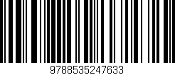 Código de barras (EAN, GTIN, SKU, ISBN): '9788535247633'