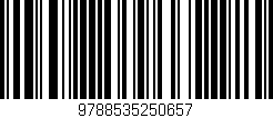 Código de barras (EAN, GTIN, SKU, ISBN): '9788535250657'