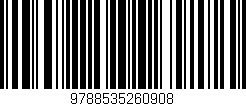 Código de barras (EAN, GTIN, SKU, ISBN): '9788535260908'
