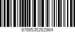 Código de barras (EAN, GTIN, SKU, ISBN): '9788535262964'