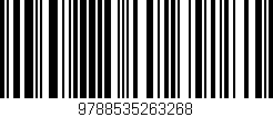 Código de barras (EAN, GTIN, SKU, ISBN): '9788535263268'