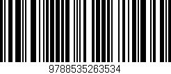 Código de barras (EAN, GTIN, SKU, ISBN): '9788535263534'