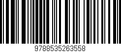Código de barras (EAN, GTIN, SKU, ISBN): '9788535263558'