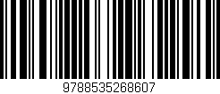 Código de barras (EAN, GTIN, SKU, ISBN): '9788535268607'