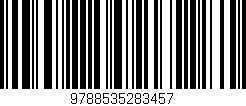 Código de barras (EAN, GTIN, SKU, ISBN): '9788535283457'