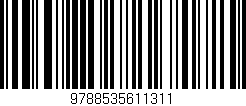 Código de barras (EAN, GTIN, SKU, ISBN): '9788535611311'