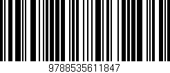 Código de barras (EAN, GTIN, SKU, ISBN): '9788535611847'