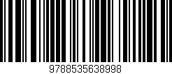 Código de barras (EAN, GTIN, SKU, ISBN): '9788535638998'