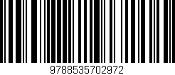 Código de barras (EAN, GTIN, SKU, ISBN): '9788535702972'