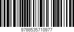 Código de barras (EAN, GTIN, SKU, ISBN): '9788535710977'