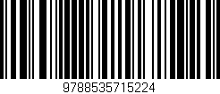 Código de barras (EAN, GTIN, SKU, ISBN): '9788535715224'