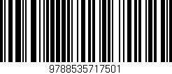 Código de barras (EAN, GTIN, SKU, ISBN): '9788535717501'