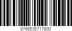 Código de barras (EAN, GTIN, SKU, ISBN): '9788535717600'