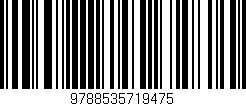 Código de barras (EAN, GTIN, SKU, ISBN): '9788535719475'