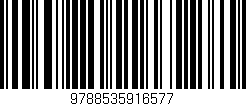 Código de barras (EAN, GTIN, SKU, ISBN): '9788535916577'