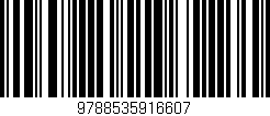 Código de barras (EAN, GTIN, SKU, ISBN): '9788535916607'