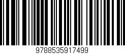Código de barras (EAN, GTIN, SKU, ISBN): '9788535917499'