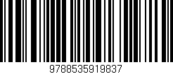 Código de barras (EAN, GTIN, SKU, ISBN): '9788535919837'