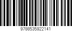 Código de barras (EAN, GTIN, SKU, ISBN): '9788535922141'