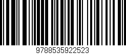 Código de barras (EAN, GTIN, SKU, ISBN): '9788535922523'