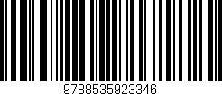 Código de barras (EAN, GTIN, SKU, ISBN): '9788535923346'