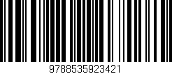 Código de barras (EAN, GTIN, SKU, ISBN): '9788535923421'