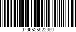 Código de barras (EAN, GTIN, SKU, ISBN): '9788535923889'