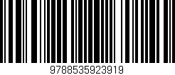 Código de barras (EAN, GTIN, SKU, ISBN): '9788535923919'