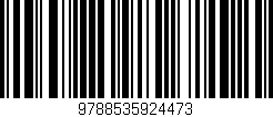 Código de barras (EAN, GTIN, SKU, ISBN): '9788535924473'