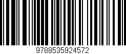 Código de barras (EAN, GTIN, SKU, ISBN): '9788535924572'