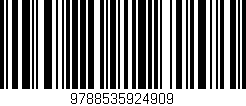 Código de barras (EAN, GTIN, SKU, ISBN): '9788535924909'