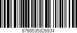 Código de barras (EAN, GTIN, SKU, ISBN): '9788535926934'