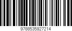 Código de barras (EAN, GTIN, SKU, ISBN): '9788535927214'