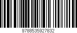 Código de barras (EAN, GTIN, SKU, ISBN): '9788535927832'