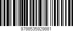 Código de barras (EAN, GTIN, SKU, ISBN): '9788535929881'