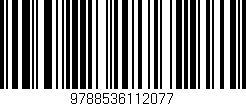 Código de barras (EAN, GTIN, SKU, ISBN): '9788536112077'