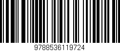 Código de barras (EAN, GTIN, SKU, ISBN): '9788536119724'