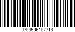 Código de barras (EAN, GTIN, SKU, ISBN): '9788536187716'