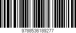Código de barras (EAN, GTIN, SKU, ISBN): '9788536189277'