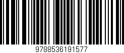 Código de barras (EAN, GTIN, SKU, ISBN): '9788536191577'