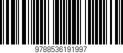 Código de barras (EAN, GTIN, SKU, ISBN): '9788536191997'