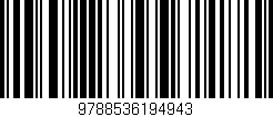 Código de barras (EAN, GTIN, SKU, ISBN): '9788536194943'