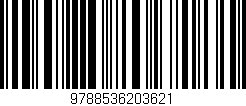 Código de barras (EAN, GTIN, SKU, ISBN): '9788536203621'