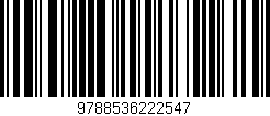 Código de barras (EAN, GTIN, SKU, ISBN): '9788536222547'