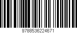 Código de barras (EAN, GTIN, SKU, ISBN): '9788536224671'