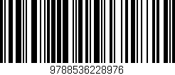 Código de barras (EAN, GTIN, SKU, ISBN): '9788536228976'