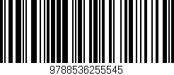 Código de barras (EAN, GTIN, SKU, ISBN): '9788536255545'