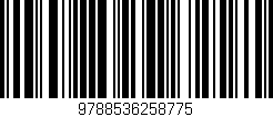 Código de barras (EAN, GTIN, SKU, ISBN): '9788536258775'